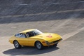 Rendez-Vous Ferrari à Montlhéry 2011 - Ferrari 365 GTB/4 Daytona jaune 3/4 avant droit filé