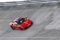 Rendez-Vous Ferrari à Montlhéry 2011 - Ferrari 430 Scuderia 16M rouge 3/4 avant droit filé