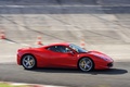 Rendez-Vous Ferrari à Montlhéry 2011 - Ferrari 458 Italia rouge filé