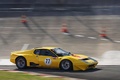 Rendez-Vous Ferrari à Montlhéry 2011 - Ferrari 512 BB jaune 3/4 avant droit filé