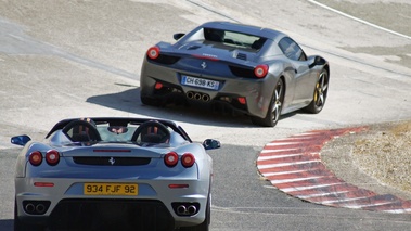 Rendez-Vous Ferrari 2012 - Ferrari F430 Spider gris face arrière