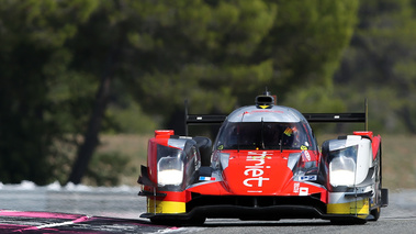 Roulage circuit Paul Ricard HTTT - Le Castellet - Oreca-Nissan LMP2 Thiriet rouge/gris face avant