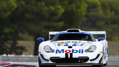 Roulage circuit Paul Ricard HTTT - Le Castellet - Porsche 911 GT1 Evolution blanc face avant 2