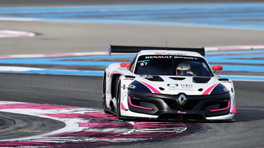 Roulage circuit Paul Ricard HTTT - Le Castellet - Renault RS 01 blanc 3/4 avant droit