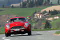 Aston Martin DB4 GT Zagato rouge face avant penché