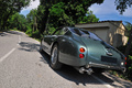 Aston Martin DB4 GT Zagato vert 3/4 arrière gauche penché 2