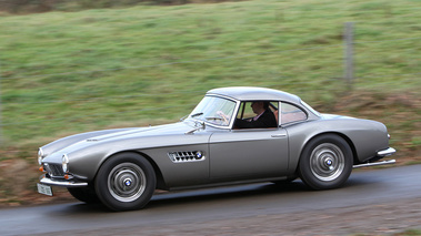 BMW 507 anthracite 3/4 avant gauche filé penché