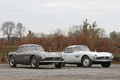 BMW 507 anthracite & blanc 3/4 avant droit