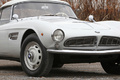 BMW 507 blanc 3/4 avant droit coupé