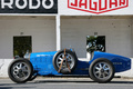 Bugatti Type 35C bleu profil