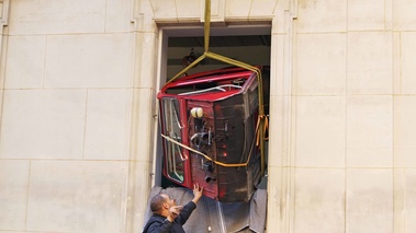 Citroën 2CV Google rouge caisse passage fenêtre 3