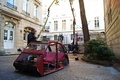 Citroën 2CV Google rouge caisse transfert 3