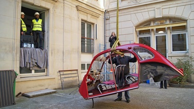 Citroën 2CV Google rouge caisse transfert 7