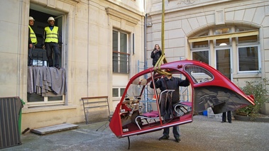 Citroën 2CV Google rouge caisse transfert 7