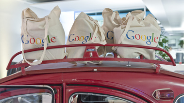 Citroën 2CV Google rouge gallerie sacs