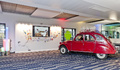 Citroën 2CV Google rouge profil bureaux