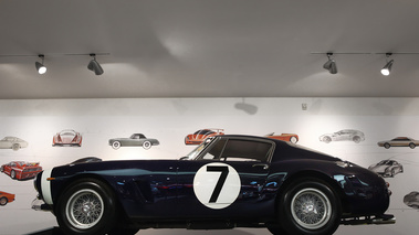 Musée Ferrari - 250 GT SWB bleu profil