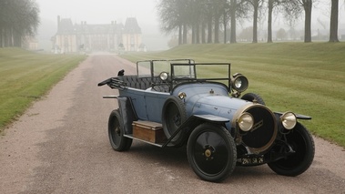 Artcurial Retromobile 2012, Delaunay Belleville 8L Type 06, bleu 3-4 avd