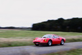 Ferrari 246 GT Dino rouge 3/4 avant gauche filé 3