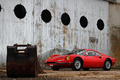 Ferrari 246 GT Dino rouge 3/4 avant gauche