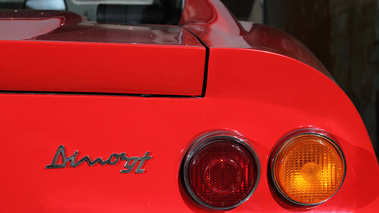 Ferrari 246 GT Dino rouge logo Dino GT