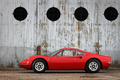 Ferrari 246 GT Dino rouge profil