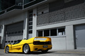 Ferrari F50 jaune 3/4 arrière gauche