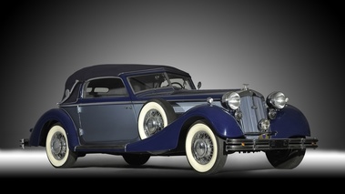 Artcurial Retromobile 2012, Horch 853, bleu 3-4 avd