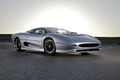 Jaguar XJ220 gris 3/4 avant droit