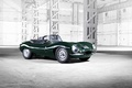 Jaguar XKSS vert 3/4 avant droit