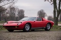 Lamborghini Miura rouge 3/4 avant gauche