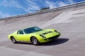 Lamborghini Miura S vert 3/4 avant droit travelling