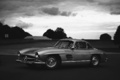 Mercedes 300 SL gris 3/4 avant gauche