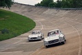 Mercedes 300 SL gris face avant & 3/4 avant gauche travelling penché 2