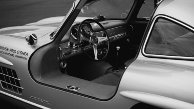 Mercedes 300 SL gris intérieur