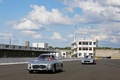 Mercedes 300 SL gris x2 3/4 avant gauche travelling