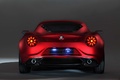 Alfa Romeo 4C bordeaux face arrière