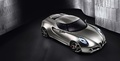 Alfa Romeo 4C chrome 3/4 avant droit vue de haut