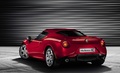 Alfa Romeo 4C rouge 3/4 arrière gauche