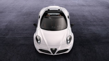 Alfa Romeo 4C Spider - blanc - face avant