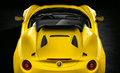 Alfa Romeo 4C Spider jaune arceau carbone