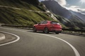 Alfa Romeo Stelvio QV rouge 3/4 arrière gauche travelling 2