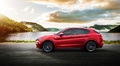 Alfa Romeo Stelvio QV rouge profil travelling