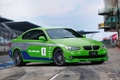 Alpina B3 GT3 - verte - 3/4 avant droit