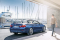 Alpina B4 Biturbo Cabrio - bleue - 3/4 arrière droit