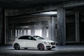 Mercedes A45 AMG - blanche - 3/4 avant droit