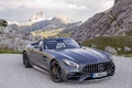 Mercedes AMG GTc anthracite mate 3/4 avant droit