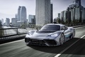 Mercedes AMG Project One gris 3/4 avant gauche