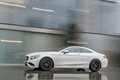 Mercedes-Benz CL63 AMG - blanc - profil gauche dynamique