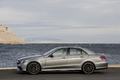 Mercedes-Benz E63 AMG 2013- grise - profil gauche